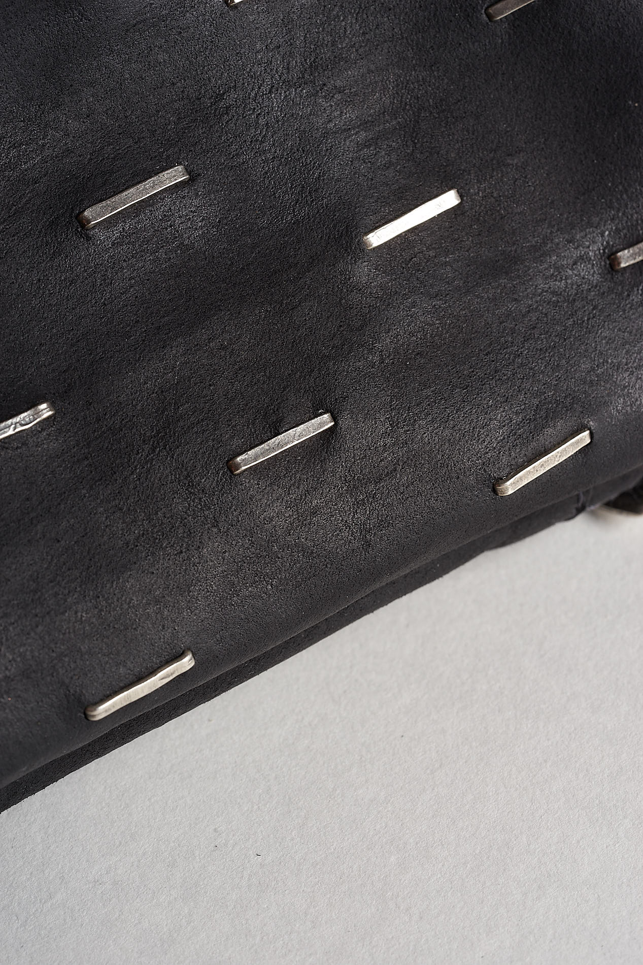 daniele basta leather and silver bags - DETAIL